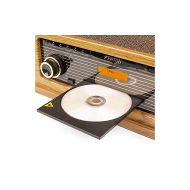 Fenton Tourne-disque Memphis Vintage Brun clair