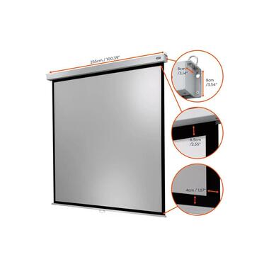 Celexon Écran mural enroulable Professional Plus 240x240 cm 1:1