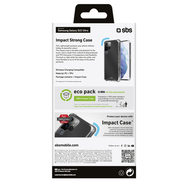 Coque rigide à coins renforcés pour Samsung Galaxy S22 Ultra