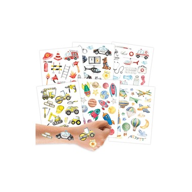 Set di tatuaggi professioni di Papierdrachen