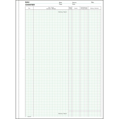 FAVORIT Devis livre mesure D/F A4 2078 OK blanc 50x2 feuilles