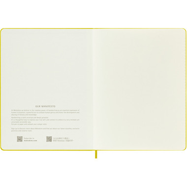 MOLESKINE Taccuino Color 25x19cm 56598853056 giallo, rigato, 192 p., HC