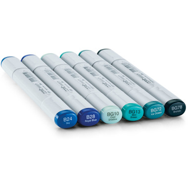 COPIC Marker Sketch 21075664 Set Sea & Sky, 6 Stück