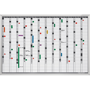 MAGNETOPLAN Plan-Set Jahresübersicht CC 1241012S Deutsch 920x625mm