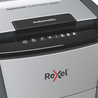 REXEL Aktenvernichter Optimum AF+ 2020225XCH 225X, P-4, 60lt