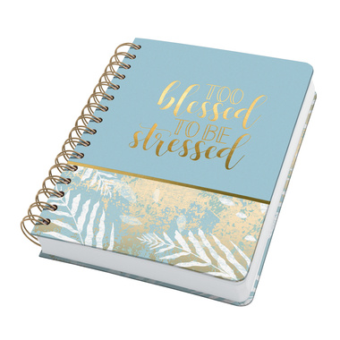 JOLIE Taccuino a spirale A5 JN615 Heavenly Leaves, dots 240 p.