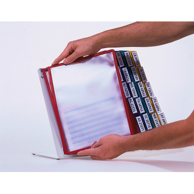 DURABLE Système d.présent. VARIO Table 569900 coloré, avec 20 pochettes A4
