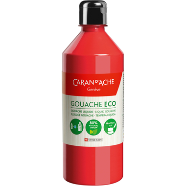 CARAN D'ACHE Colore opaco Gouache Eco 500ml 2370.070 scarlet liquido