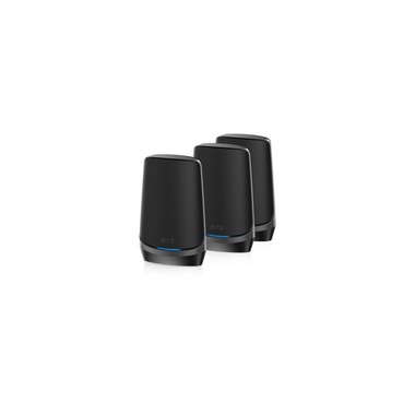 Netgear Orbi Quad-Band WiFi 6E Mesh-System RBKE963B-100EUS Set da 3 pezzi