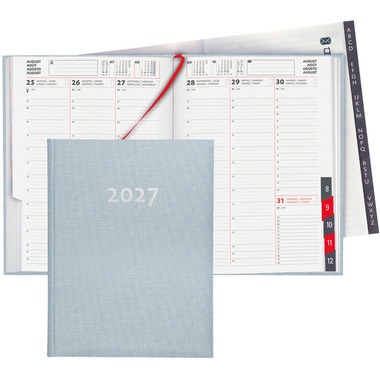 BIELLA Agenda Orario 2027 809301060027U 1S/2P bleu cl. ML 17.8x23.5cm