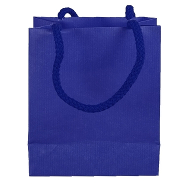 NEUTRAL Tragtaschen SPLENDOR S B12 blau, 12x6x14cm 10 Stück