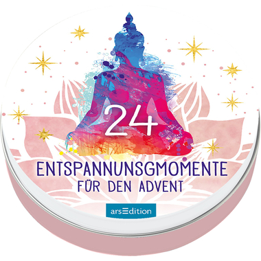 ARS EDITION Adventskalender 12x12cm 134236 Entspannungsmomente