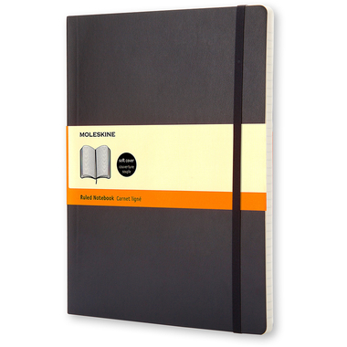 MOLESKINE Notizbuch Soft XL 722-3 liniert schwarz