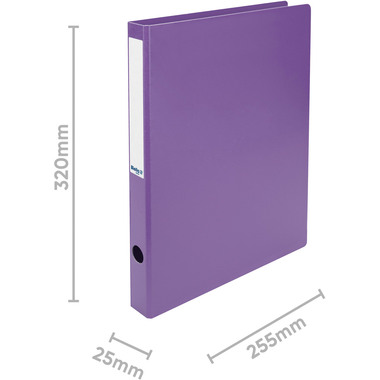 BIELLA Ringbuch Viria 3.1cm 15140342U violett 2-Ring A4