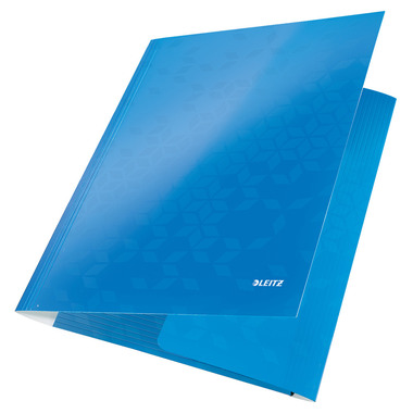 LEITZ Gummibandmappe WOW A4 39820036 blau