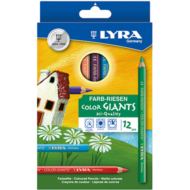 LYRA Farbriesen 3941120 12 Farben Etui