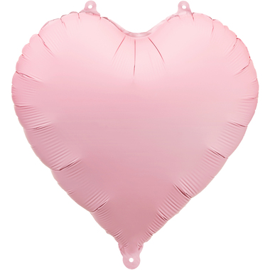 PARTYDECO Ballon en plastique 35cm FB9T-081 Cur rose