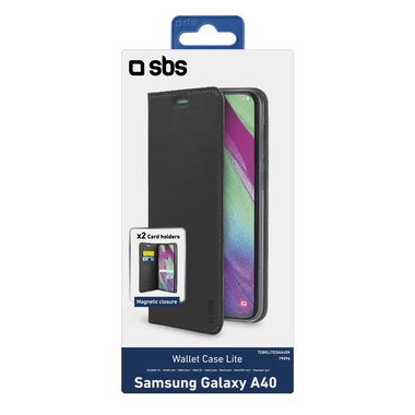 Bookcase mit Kartenfächern für das Samsung Galaxy A40