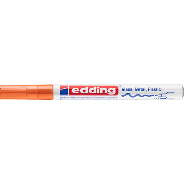 EDDING Paintmarker 751 CREA 1-2mm 751-6 CREA arancione