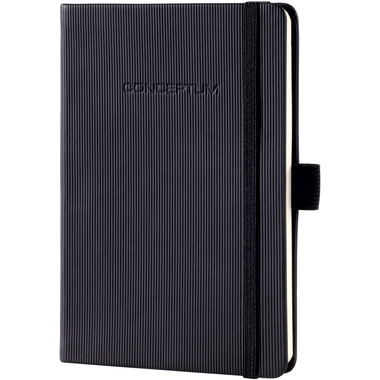 CONCEPTUM Carnet A6 CO132 ligné, 80g, 194 pages noir