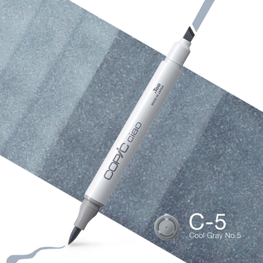 COPIC Marker Ciao 2207514 C-5 - Cool Grey No.5