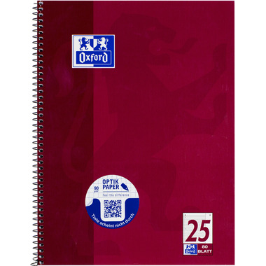 OXFORD Collegeblock A4+ 100050355 ligné, 90g 80 flls.