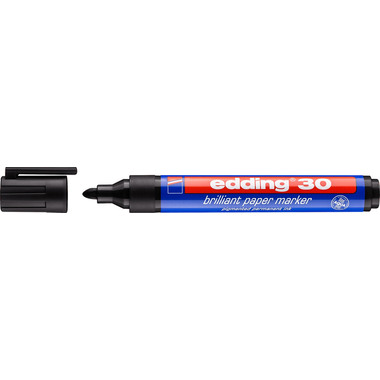 EDDING Marqueur permanent 30 30-1 noir
