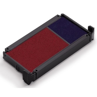 TRODAT Tampon encreur 4912 4912EKRBB rouge/bleu 2 pièces
