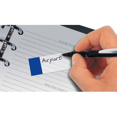 SIGEL Haftnotizen Transp. 20x50mm HN670 4-farbig ass. 4 x 40 Streifen