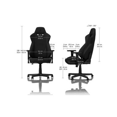 Nitro Concepts Chaise de gaming S300 Noir