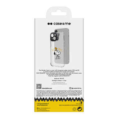 Cover Peanuts rigida per iPhone 14 | case&me
