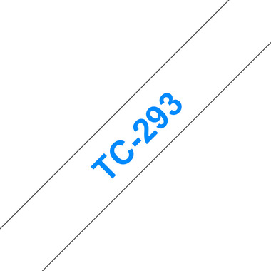 PTOUCH Ruban, laminé bleu/blanc TC-293 PT-3000 9 mm