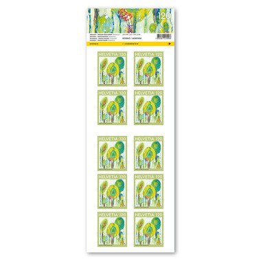 Briefmarken CHF 1.20 «Sorpresa», Bogen mit 10 Marken