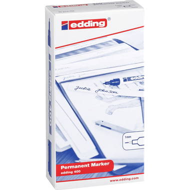 EDDING Permanent Marker 400 400-99 10 Farben