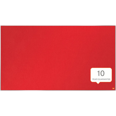 NOBO Tableau Feutre Impression Pro 1915421 rouge, 69x122cm