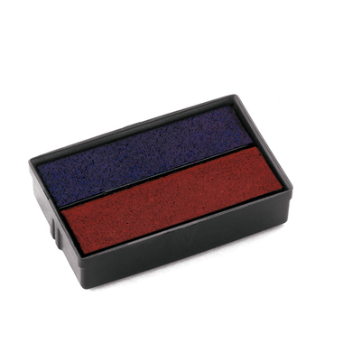 COLOP Tampon encreur E/10/2 bleu/rouge 2 pcs.