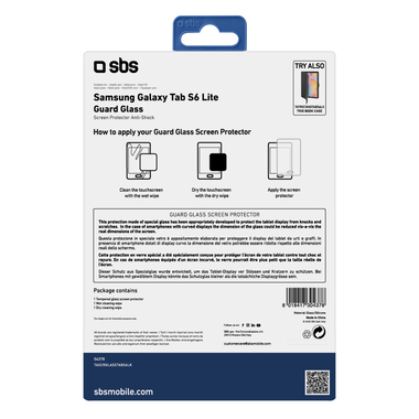 Glass screen protector for Samsung Galaxy Tab S6 Lite