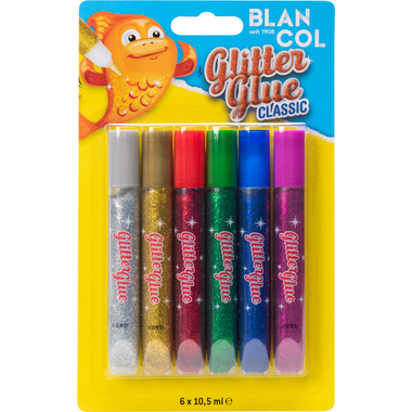 BLANCOL Glitter Glue Pen CLASSIC 32401 6x10.5ml
