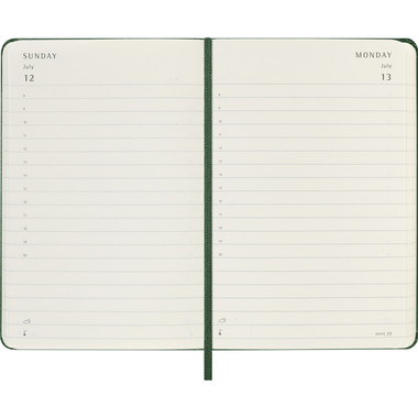 MOLESKINE Agenda Classic Pocket 2026 DHK1512DC2Y26 1T/1S myrtengrün HC 9x14cm