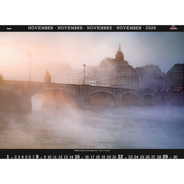 CALENDARIA Bildkalender 2026 9783036205649 Basel ML 40x31cm