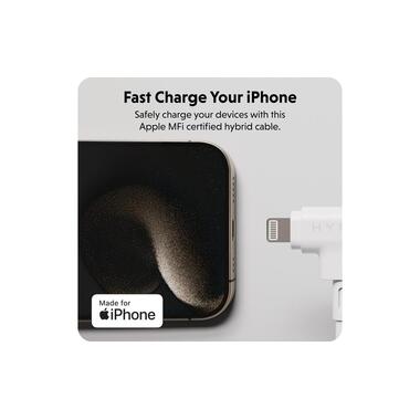 HYPER USB-Ladekabel Hybrid-Silicone USB-C - Lightning 1.5 m