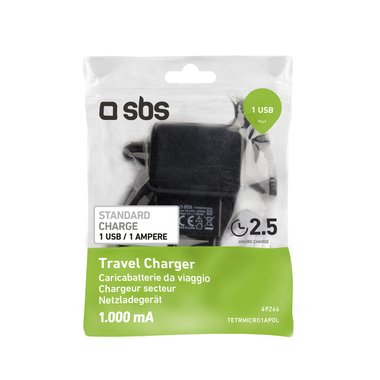 Reiseladegerät mit Micro-USB-Kabel