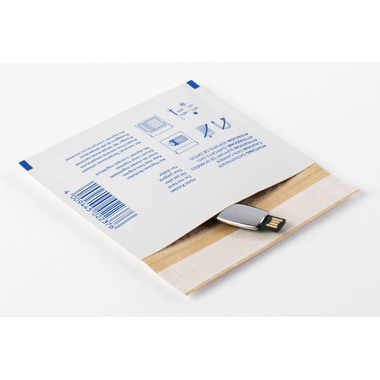 AROFOL Enveloppe mol. 3 1/2 150x120mm 2FVAF000401 blanc, pour USB 100 pcs.