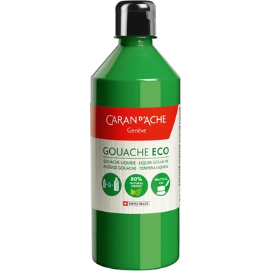 CARAN D'ACHE Deckfarbe Gouache Eco 500ml 2370.720 brillantgrün flüssig