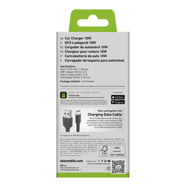 Chargeur de voiture à chargement rapide | SBS