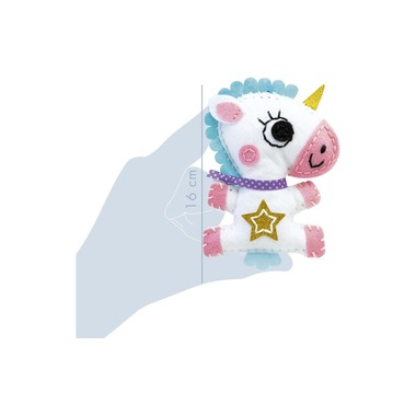 Avenue Mandarine Kits de bricolage Mini doudou Couz'In licorne