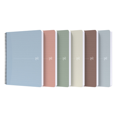 OXFORD Carnet spirale My RecUP A4 400154144 ligné, 90g 90 flls.
