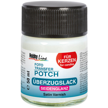 KREUL Überzugslack Potch 50ml 49971 für Kerzen, seidenglanz