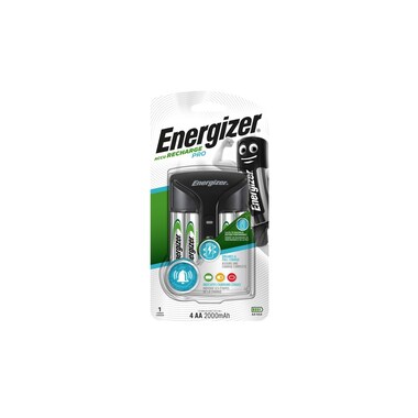 Caricabatterie Energizer Pro Charger + 4x AA 2000 mAh