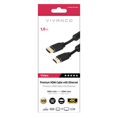 Gold-Plated HDMI 2.0 Cable | Vivanco